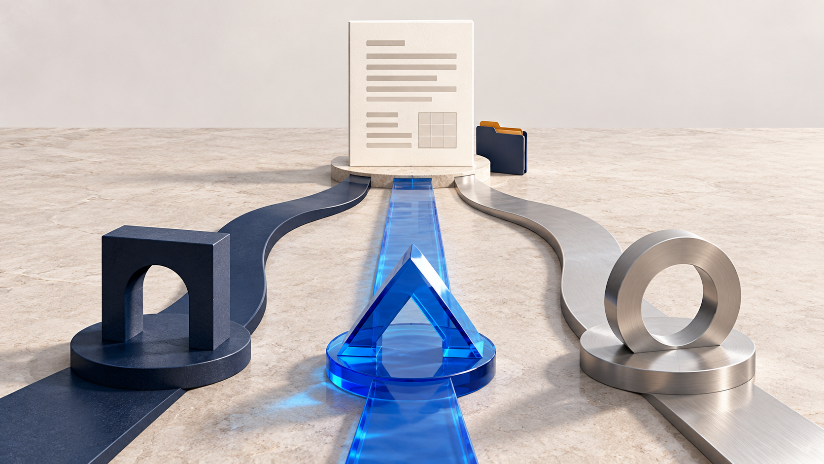 Three distinct runtime pathways converging on one consistent document-viewing workspace