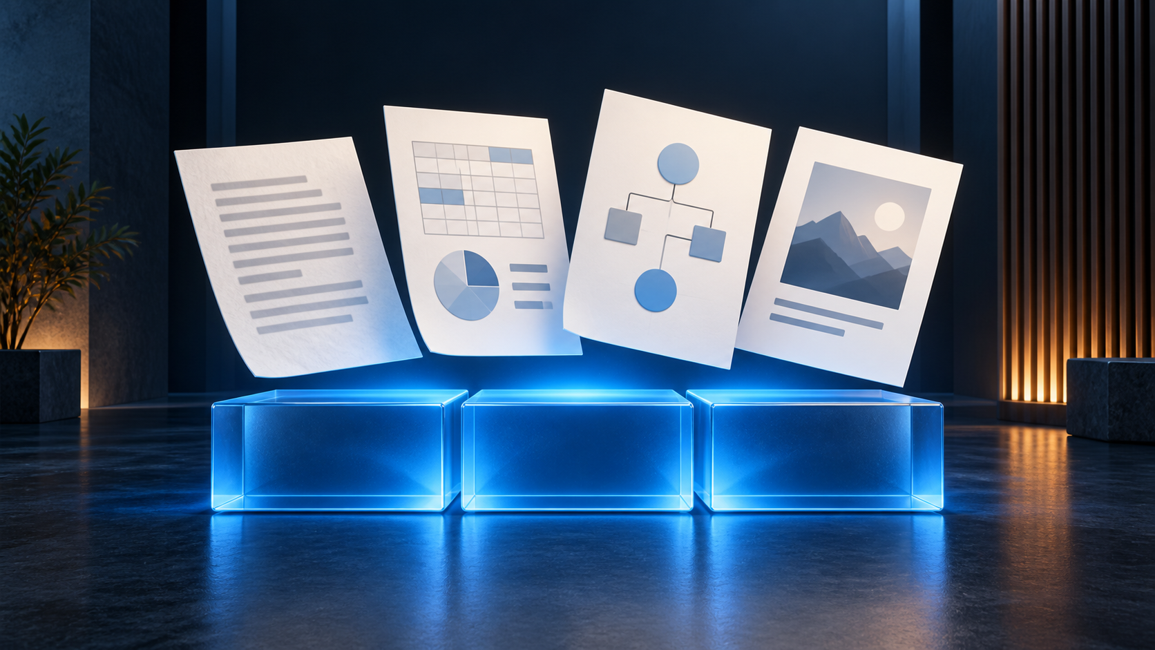 Three coordinated document-viewer modules presenting a new runtime foundation and improved document output