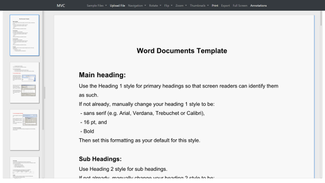 Online Document Viewer