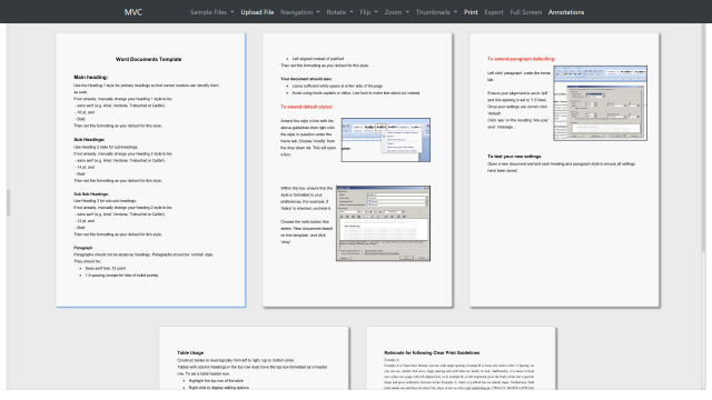 Zoom Pages