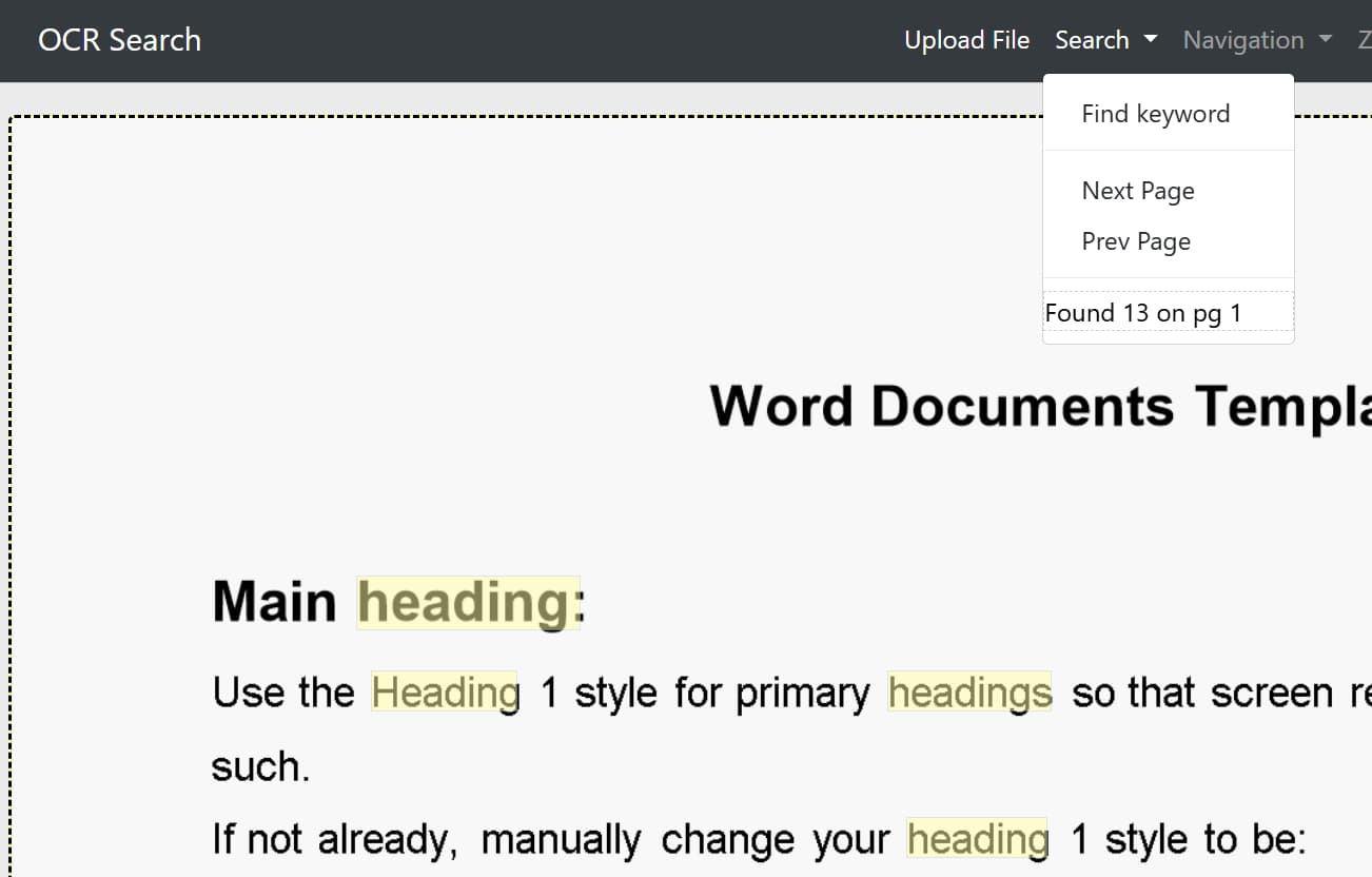 Go Back and Forth in PDF