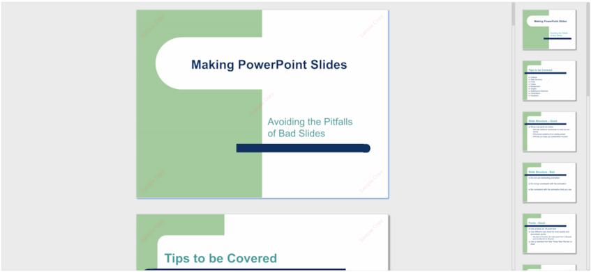 Excel Viewer Features